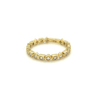 Geometric Eternity Band