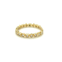 Geometric Eternity Band