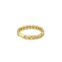 Geometric Eternity Band